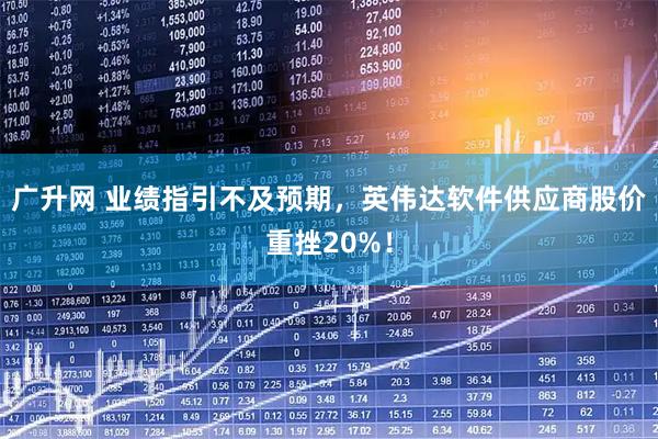 广升网 业绩指引不及预期，英伟达软件供应商股价重挫20%！